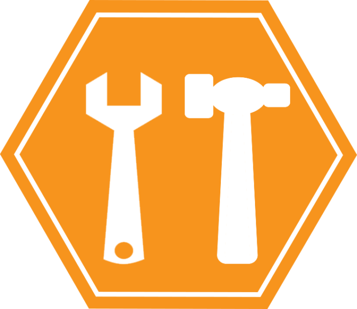 Orange Icon with Tools | Furnace Installation | Canada HVAC