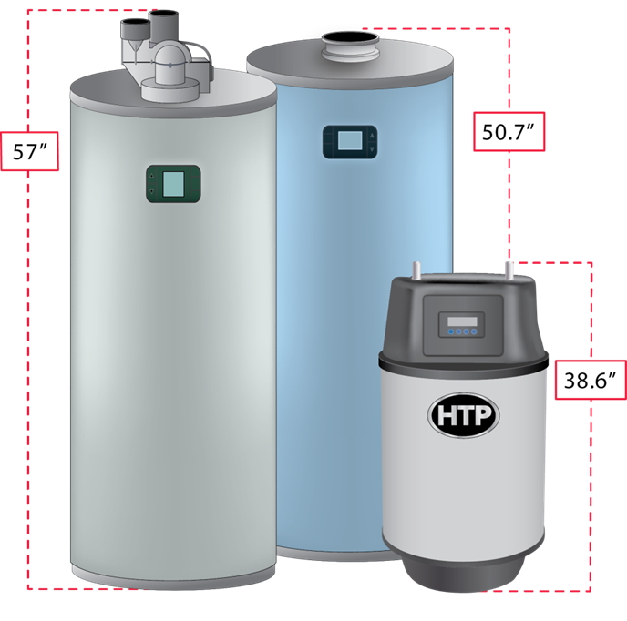 HTP RGH20-100F Crossover Floor Water Heater